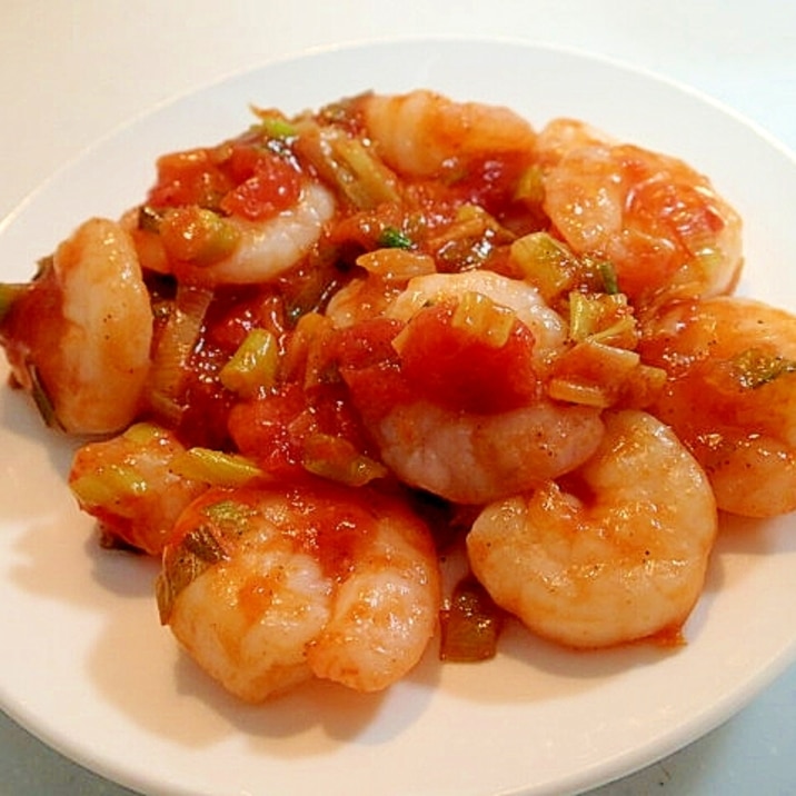 バナメイ海老のトマト煮 レシピ 作り方 By ぷ みぃまま 楽天レシピ バナメイ海老のトマト煮 レシピ 作り方 By ぷ みぃまま 楽天レシピ